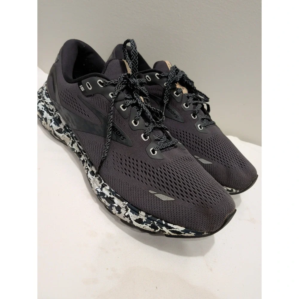 Brooks Ghost 15 Running Shoes  US 12.5 (Medium) Black Oyster Primer Marbled